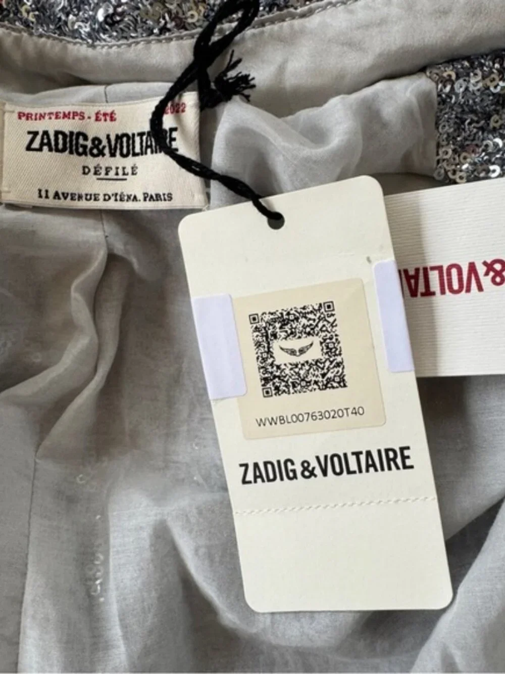 Zadig and Voltaire Vivi Sequin Blazer - Picture 15 of 15